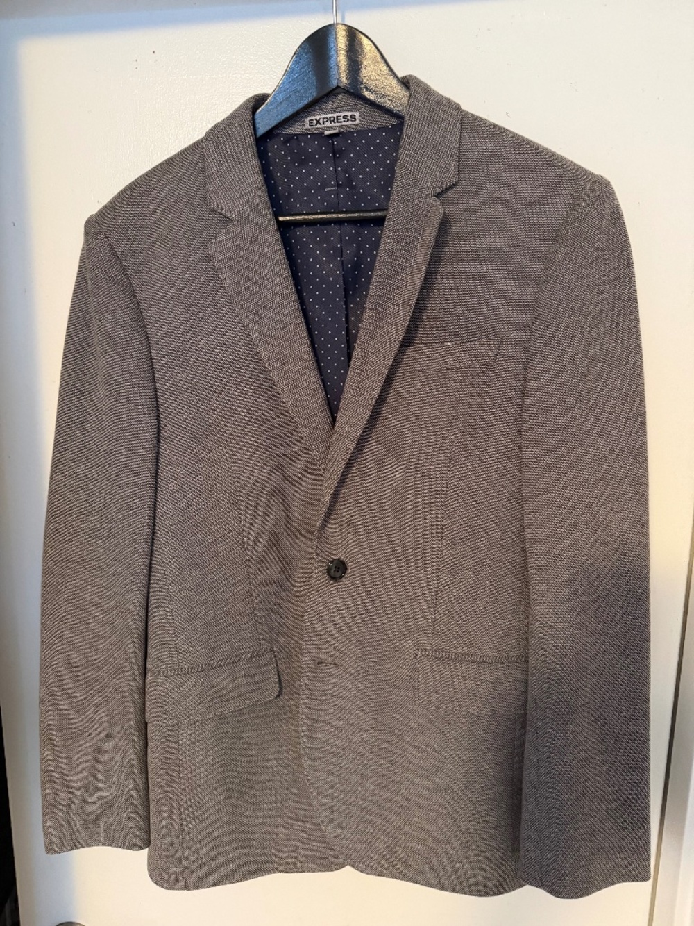 Express Men's Grey Blazer - 36R